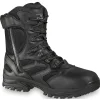 Thorogood Non-Slip Boots | Non-Steel Safety Toe*Men's The Deuce Series 8" Composite Toe Waterproof Side Zip Tactical Boot Black