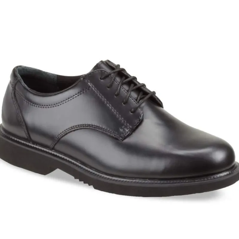 Thorogood Oxfords | Non-Slip Shoes*Mens Uniform Classics Leather Oxford- Extra Wide Sizes Black