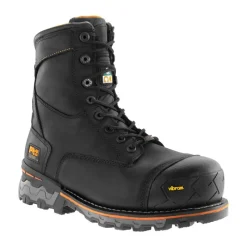Timberland Pro Non-Slip Boots | Non-Steel Safety Toe*Men's 8" Boondock Waterproof Insulated Composite Toe Work Boot Black
