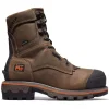 Timberland Pro Non-Slip Boots | Non-Steel Safety Toe*Men's 8" Boondock HD Waterproof Composite Toe Work Boot Turkish Coffee