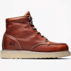 Timberland Pro Non-Slip Boots | Work Boots*Men's Barstow 6" Soft Toe Wedge Work Boot Brown