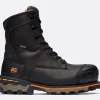 Timberland Pro Non-Slip Boots | Non-Steel Safety Toe*Men's Boondock 8" Composite Toe Waterproof Insulated Work Boot Black