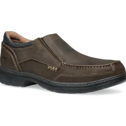 Timberland Pro Non-Slip Shoes | Slip-Ons*Men's Branston Alloy Toe ESD Slip On Work Shoes Brown