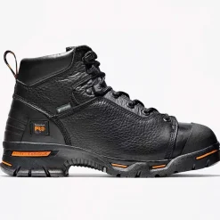 Timberland Pro Non-Slip Boots | Steel Toe*Men's Endurance 6" Steel Toe Waterproof Work Boot Black