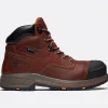 Timberland Pro Non-Slip Boots | Non-Steel Safety Toe*Men's Helix HD 6" Composite Toe Waterproof Work Boot Brown