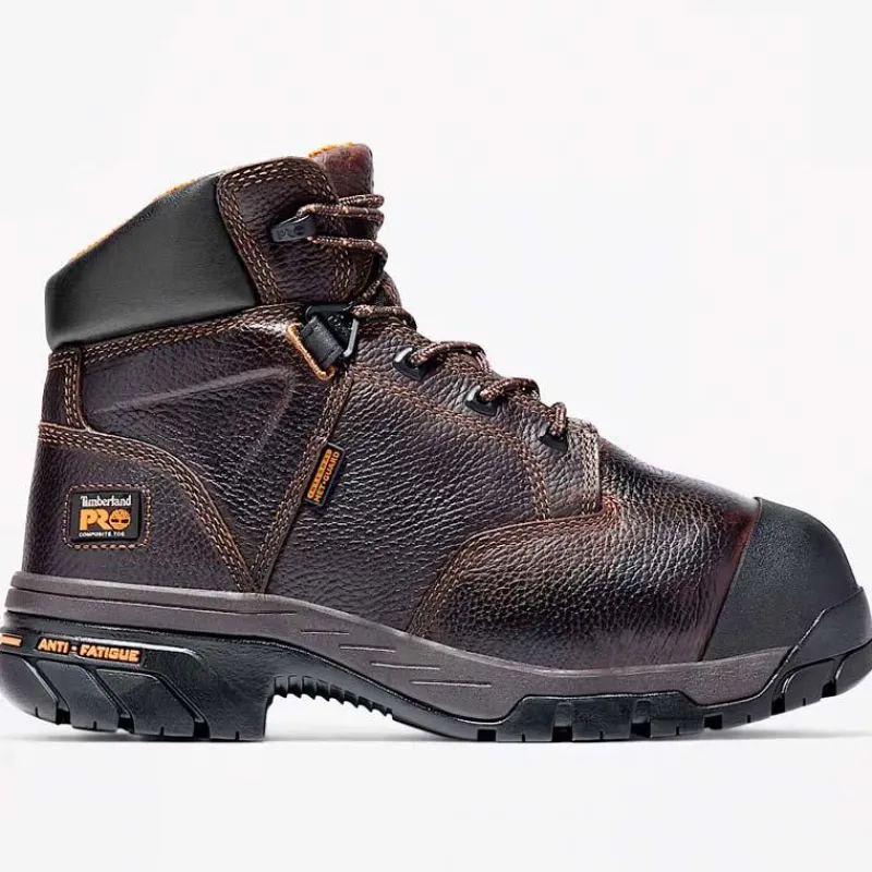 Timberland Pro Non-Slip Boots | Met Guard*Men's Helix 6" Met Guard Composite Toe Work Boot Brown