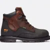 Timberland Pro Non-Slip Boots | Steel Toe*Men's PowerWelt 6" Steel Toe Waterproof Work Boot Brown