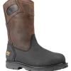 Timberland Pro Non-Slip Boots | Steel Toe*Men's Powerwelt Steel Toe Wellington Work Boots Brown