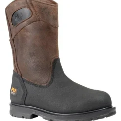 Timberland Pro Non-Slip Boots | Steel Toe*Men's Powerwelt Steel Toe Wellington Work Boots Brown