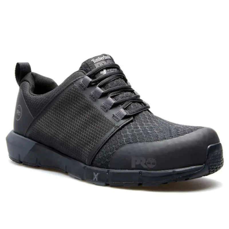 Timberland Pro Non-Slip Shoes | Athletic*Men's Radius Composite Toe Athletic Work Shoe Black / Black