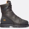 Timberland Pro Non-Slip Boots | Met Guard*Men's Rigmaster 8" Met Guard Alloy Toe Waterproof Work Boot Brown