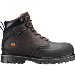 Timberland Pro Non-Slip Boots | Steel Toe*® Men's Rigmaster 6" Steel Toe Work Boots Brown