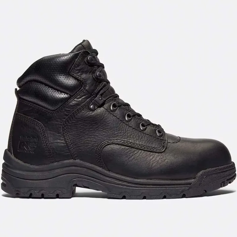 Timberland Pro Work Boots | Non-Slip Boots*Men's TiTAN 6" Alloy Toe Work Boot Black