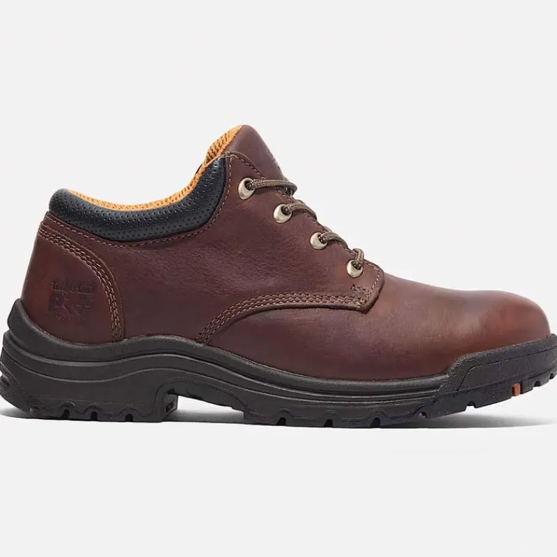 Timberland Pro Non-Slip Shoes | Oxfords*Men's TiTAN Soft Toe Casual Work Shoe Brown