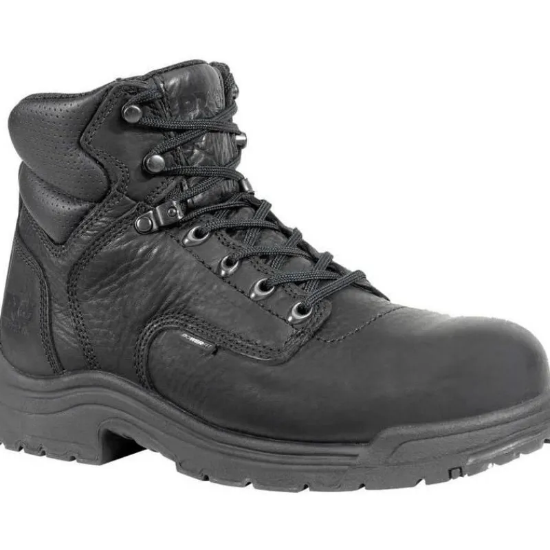 Timberland Pro Non-Slip Boots | Steel Toe*TiTAN 6-Inch Safety Toe Work Boots Black