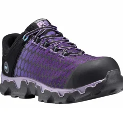 Timberland Pro Non-Slip Shoes | Athletic*Women's Powertrain Sport SD+ Athletic Work Shoe Black / Lavender