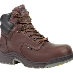 Timberland Pro Non-Slip Boots | Steel Toe*Women's TiTAN Waterproof 6-Inch Safety Toe Boots Brown