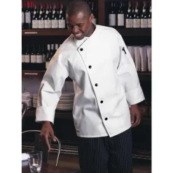 Uncommon Threads Chef Coats*greenTAB Rio 5 Button No Pocket Chef Coat