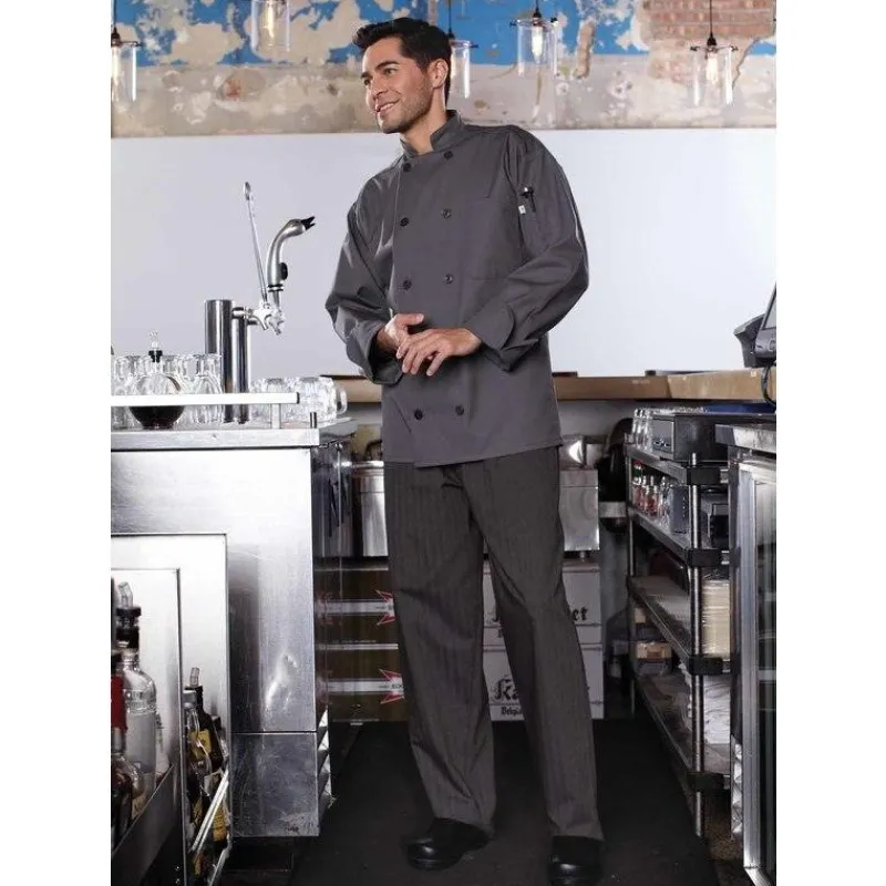Uncommon Threads Chef Coats*greenTAB Orleans 10 Button Chef Coat