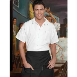 Uncommon Threads Chef Shirts*Short Sleeve Snap Front Utility Shirt