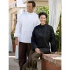 Uncommon Threads Chef Coats*Soho 10 Knot Button Cross Over Collar Chef Coat
