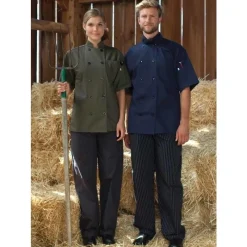 Uncommon Threads Chef Coats*South Beach Short Sleeve 10 Button Chef Coat