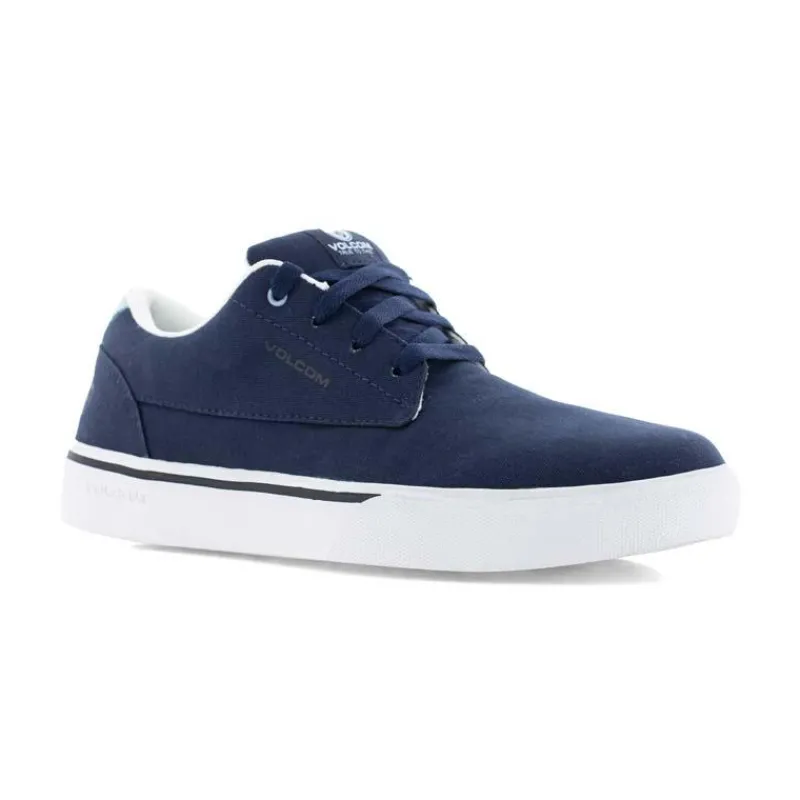 Volcom Non-Slip Shoes | Athletic*Men's True Composite Toe Skate Canvas Work Shoe Navy