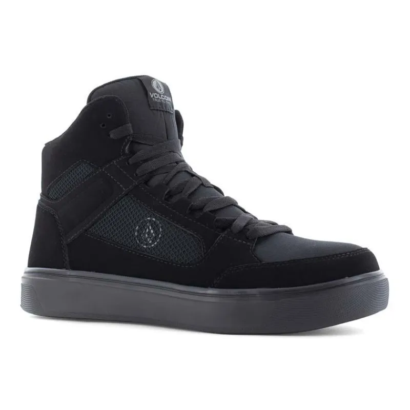 Volcom Athletic | Non-Slip Shoes*Women's Evolve Composite Toe Skate Work Hi Top Black