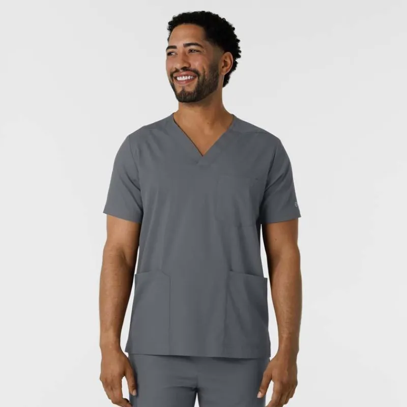 Wink Boundless Scrub Tops*Men's Multi Pocket V-Neck Scrub Top