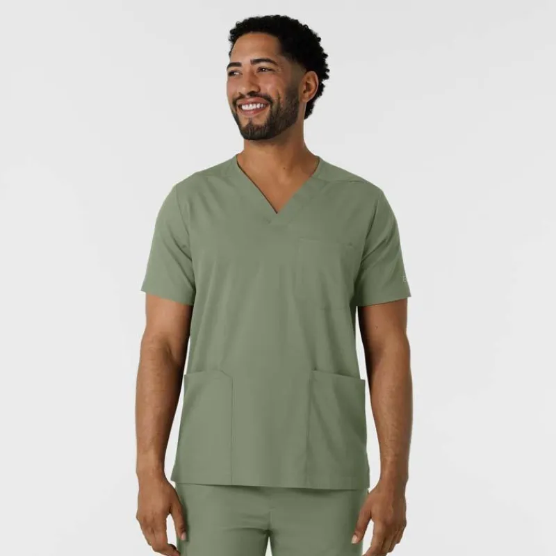 Wink Boundless Scrub Tops*Men's Multi Pocket V-Neck Scrub Top