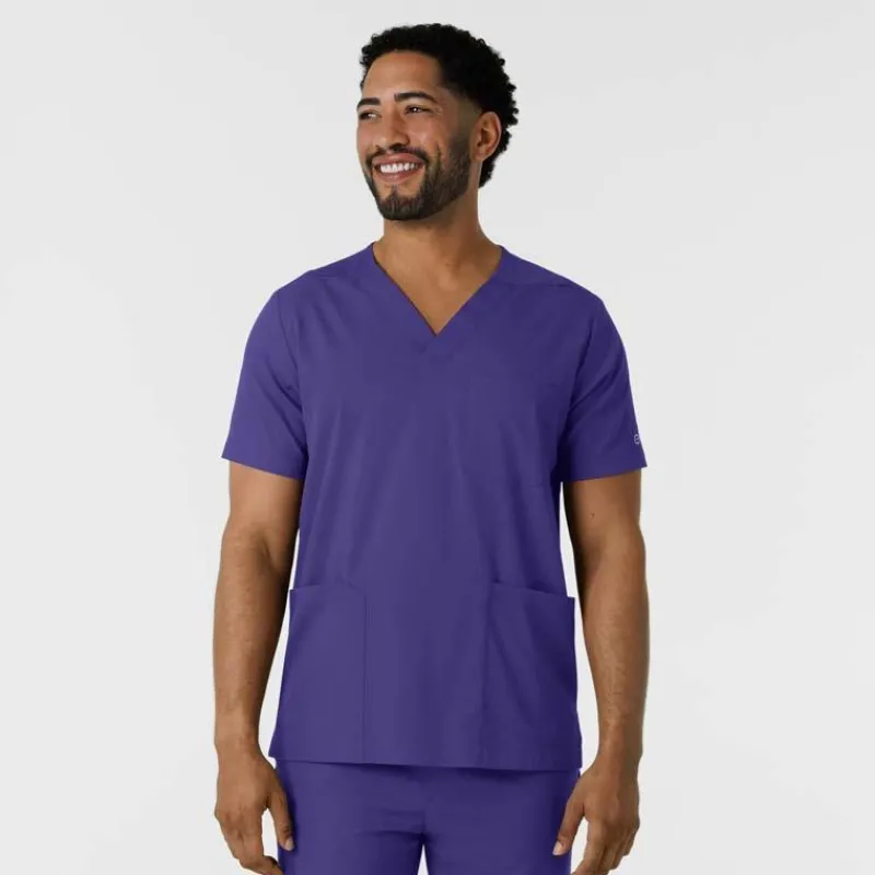 Wink Boundless Scrub Tops*Men's Multi Pocket V-Neck Scrub Top