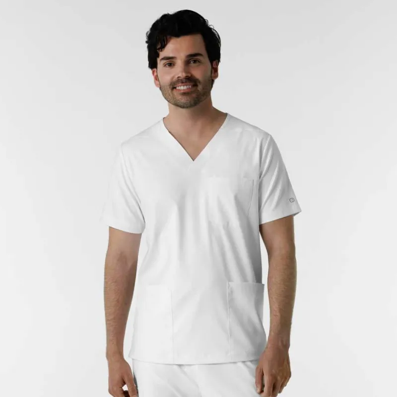 Wink Boundless Scrub Tops*Men's Multi Pocket V-Neck Scrub Top