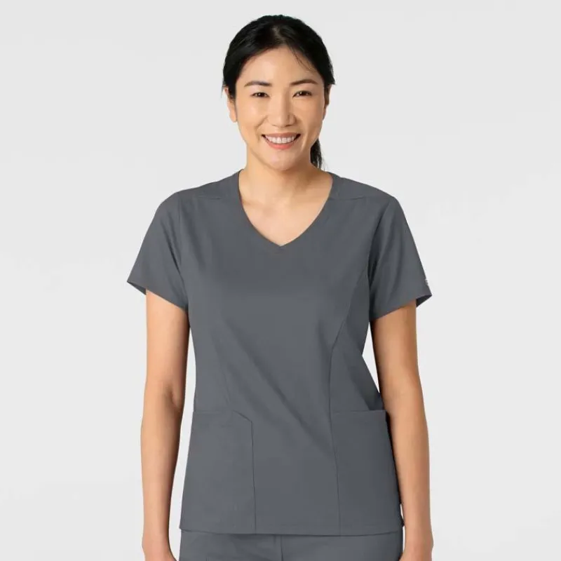 Wink Boundless Scrub Tops*Women's Two Pocket V-Neck Scrub Top
