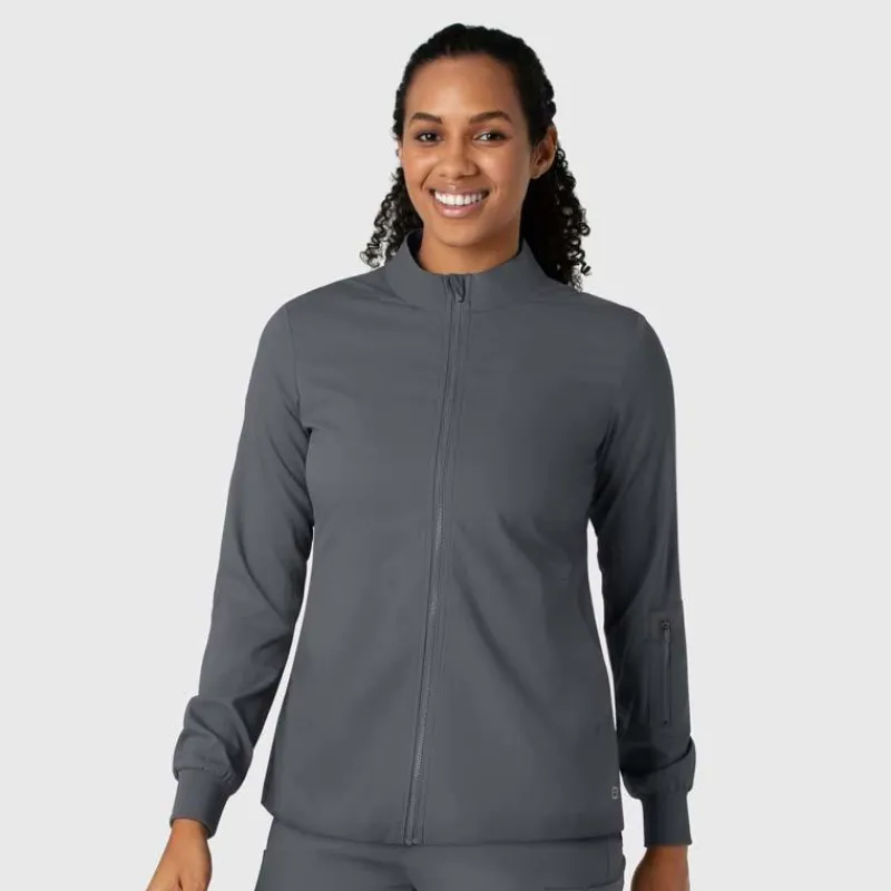 Wink Boundless Lab Coats & Jackets*Women's Zip Warm Up Scrub Jacket