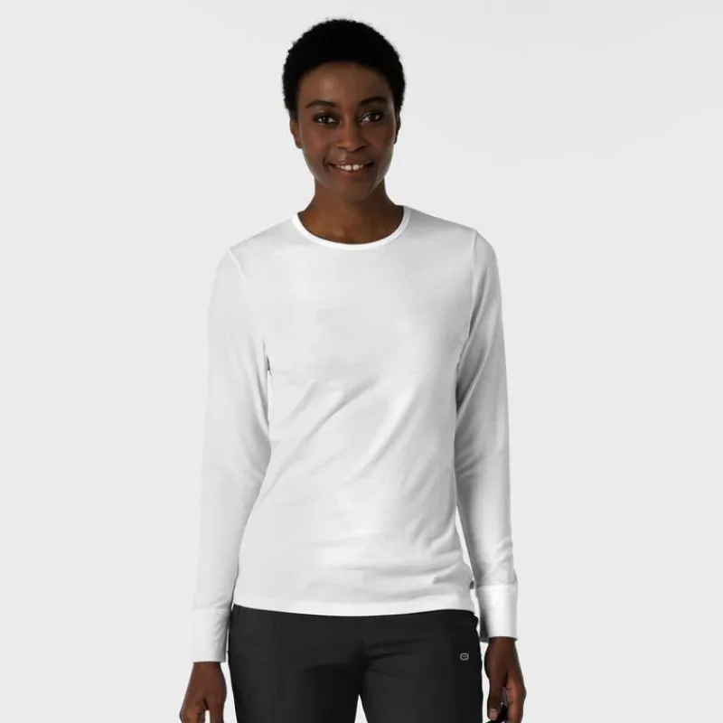 WonderWink Layers Tees & Layering Pieces*Wink Layers Women's Essential Layer Long Sleeve Underscrub Tee
