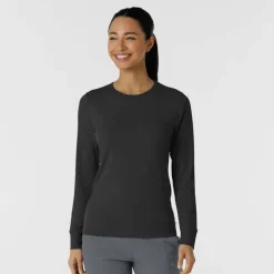 WonderWink Layers Tees & Layering Pieces*Wink Layers Women's Essential Layer Long Sleeve Underscrub Tee
