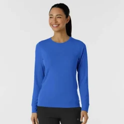 WonderWink Layers Tees & Layering Pieces*Wink Layers Women's Essential Layer Long Sleeve Underscrub Tee