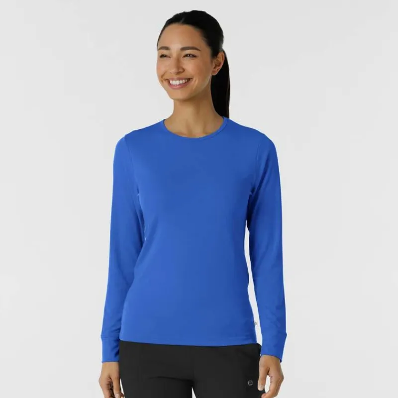 WonderWink Layers Tees & Layering Pieces*Wink Layers Women's Essential Layer Long Sleeve Underscrub Tee