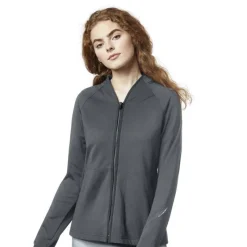 WonderWink Layers Lab Coats & Jackets*Wink Layers Women's Fleece Full Zip Scrub Jacket
