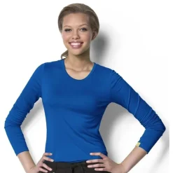 WonderWink Layers Tees & Layering Pieces*Wink Layers Women's Silky Long Sleeve T-Shirt