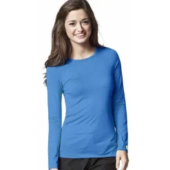 WonderWink Layers Tees & Layering Pieces*Wink Layers Women's Silky Long Sleeve T-Shirt