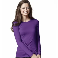 WonderWink Layers Tees & Layering Pieces*Wink Layers Women's Silky Long Sleeve T-Shirt