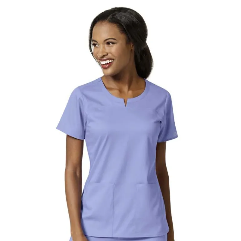 WonderWink Pro Scrub Tops*Wink PRO Women's 4-Pocket Notch Neck Scrub Top