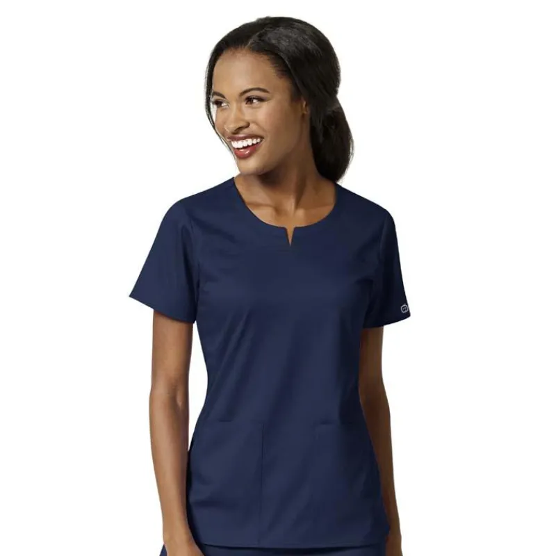 WonderWink Pro Scrub Tops*Wink PRO Women's 4-Pocket Notch Neck Scrub Top