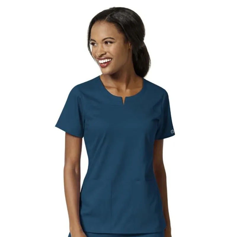 WonderWink Pro Scrub Tops*Wink PRO Women's 4-Pocket Notch Neck Scrub Top