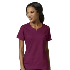 WonderWink Pro Scrub Tops*Wink PRO Women's 4-Pocket Notch Neck Scrub Top