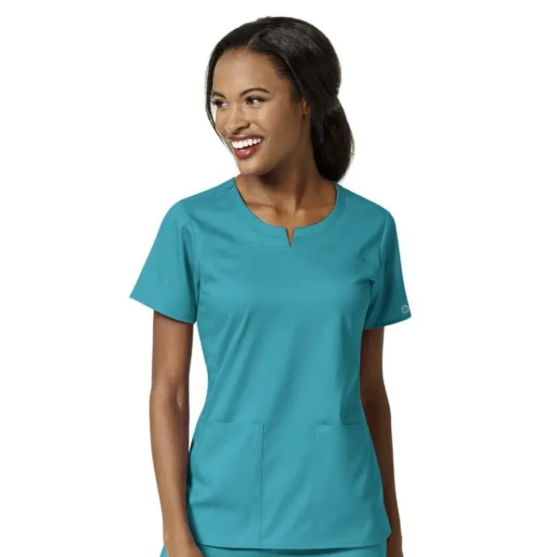 WonderWink Pro Scrub Tops*Wink PRO Women's 4-Pocket Notch Neck Scrub Top