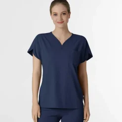 WonderWink RENEW Scrub Tops*Wink Renew Women's Dolman Sleeve Y-Neck Scrub Top