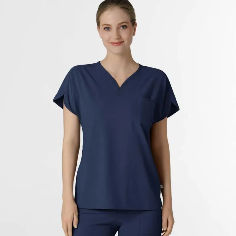 WonderWink RENEW Scrub Tops*Wink Renew Women's Dolman Sleeve Y-Neck Scrub Top