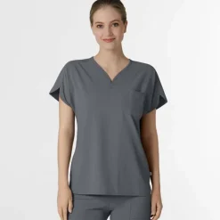 WonderWink RENEW Scrub Tops*Wink Renew Women's Dolman Sleeve Y-Neck Scrub Top